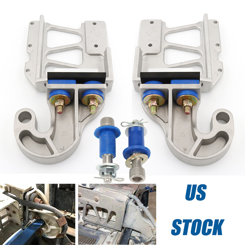 Right & Left Pivot Assembly / Hinge Mount Bracket Kit For Peterbilt 379 / 378