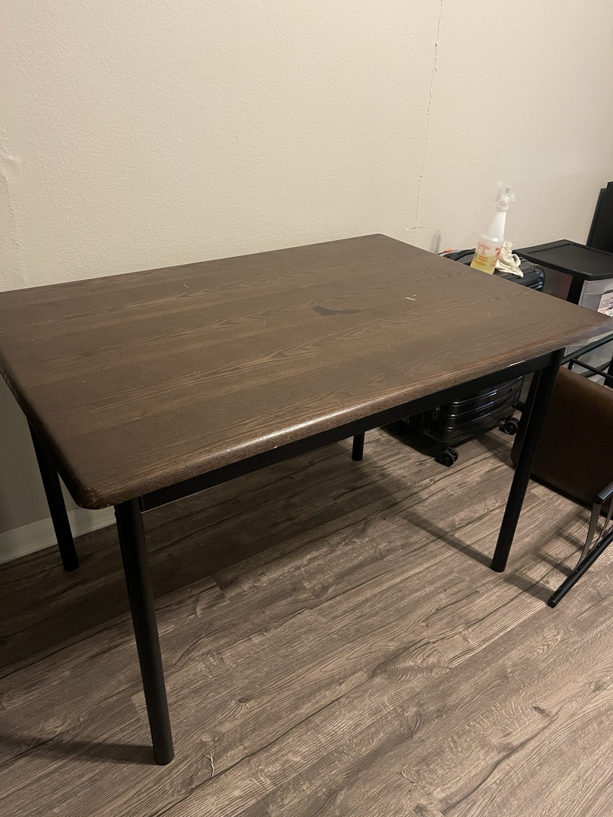 Brown Wood Dining Table