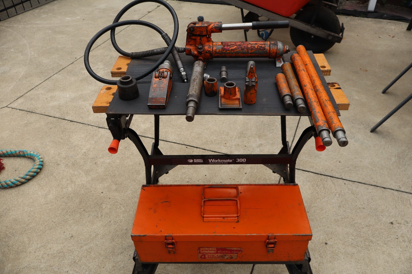 Nesco 4 Ton Body Frame Hydraulic Porta-Power Kit Model 5800