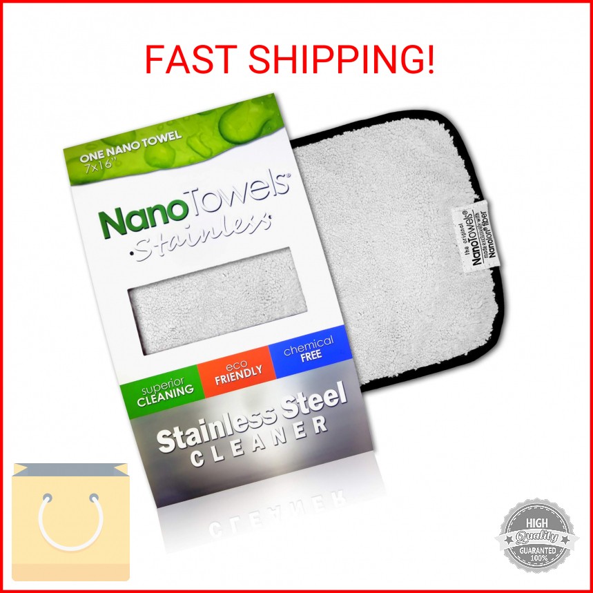 Nano Towels Stainless Steel Cleaner | The Amazing Chemical Free Stainless Steel