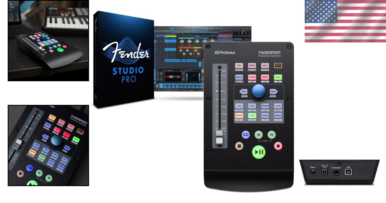 FaderPort DAW Controller with Touch-sensitive Fader