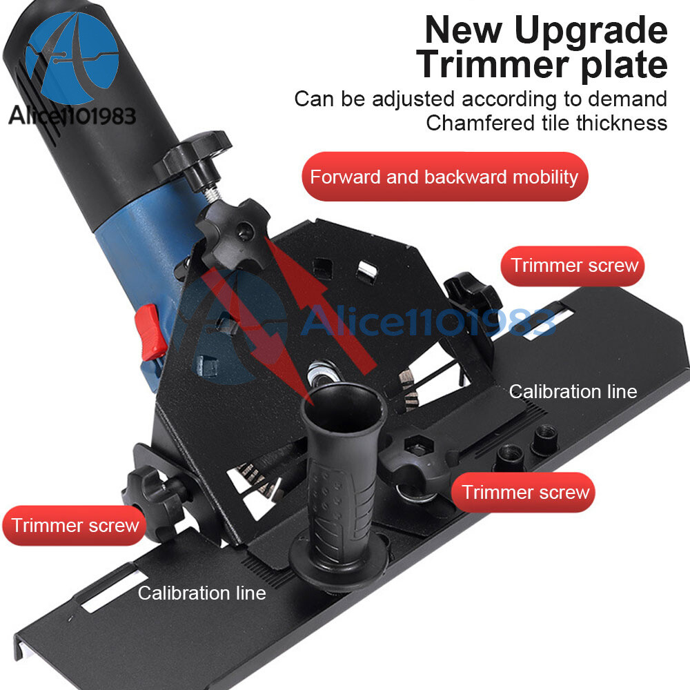 Angle Grinder Chamfer Bracket Screw Installation Multifunctional 45° Chamferer