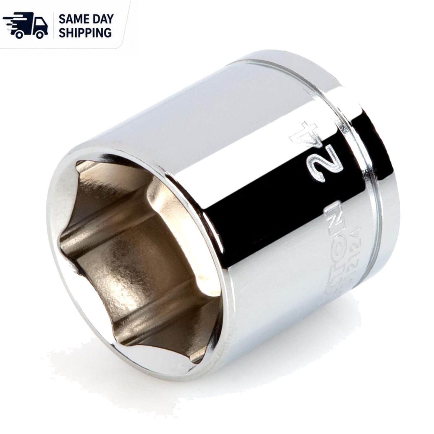 3/8 Inch Drive x 24 mm Shallow 6-Point Socket |