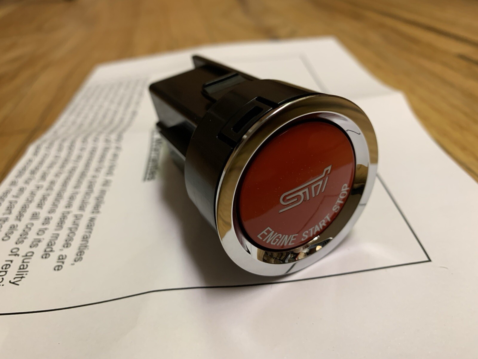 Push Start Button Without Status Light for Subaru BRZ STI - ST83031ST021
