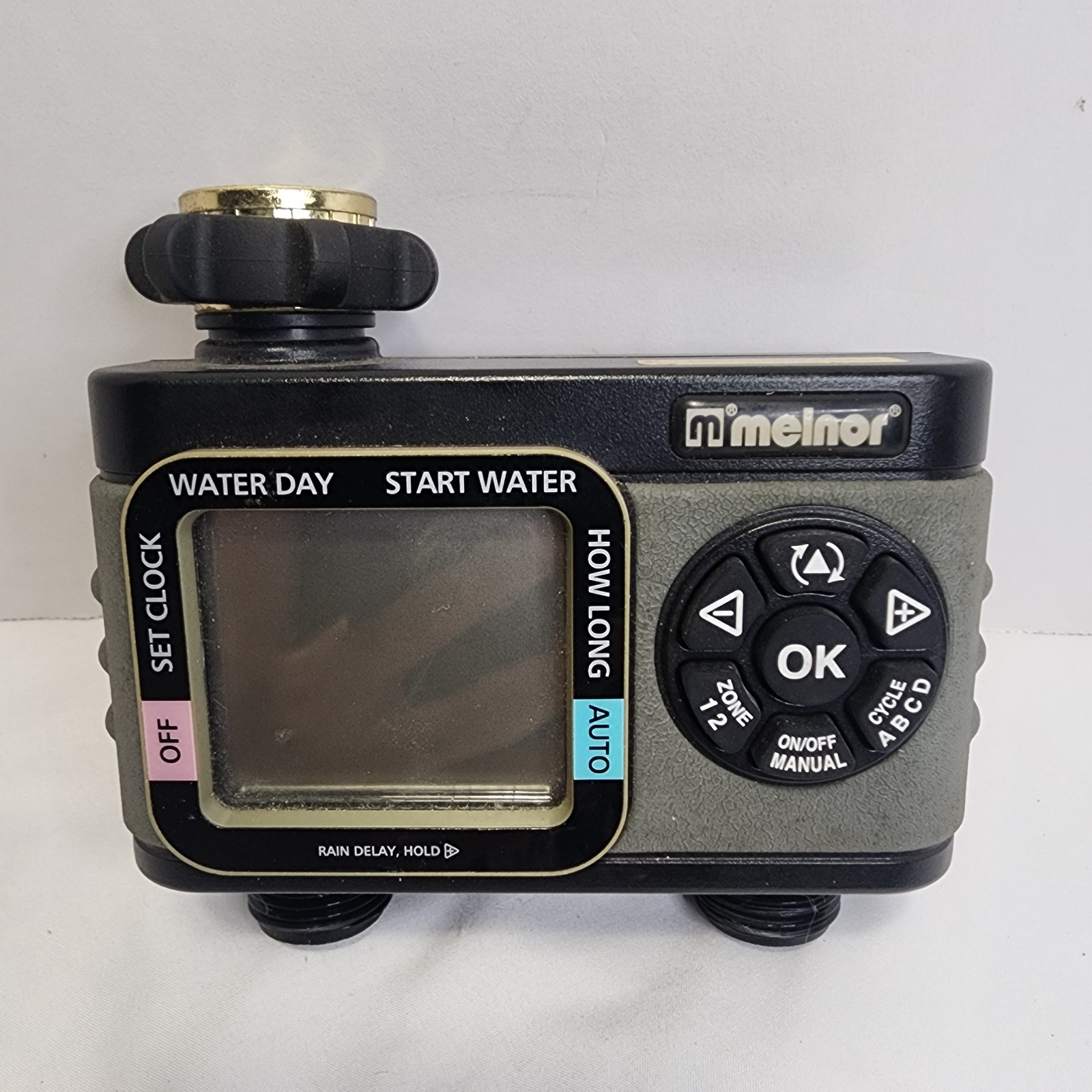 MELNOR HydroLogic 2-Zone Digital Water Timer 73100 Hose Timer Irrigation - EUC