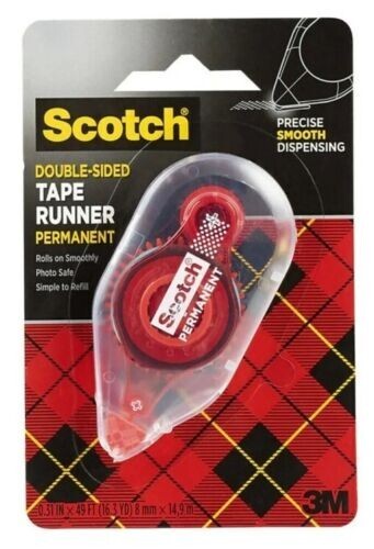Scotch Double-Sided Adhesive Tape Runner Value Pack 16 oz.  #6055(4H)