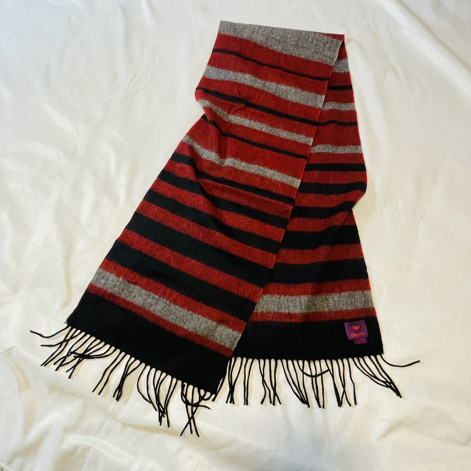 Wool Acrylic Scarf Phenix