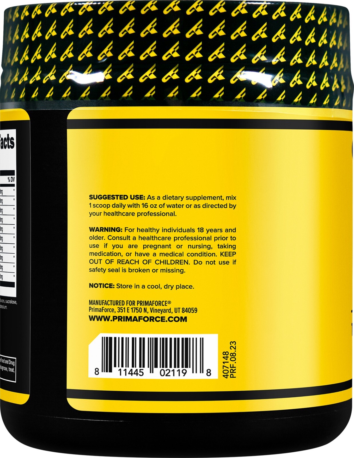 PrimaForce EAA Powder 30 Servings (Tropical Punch) - Essential Amino Acids