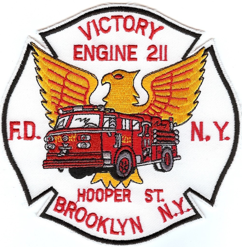 New York City - Engine - 211 "Victory - BROOKLYN" (5" x 5" size) fire patch