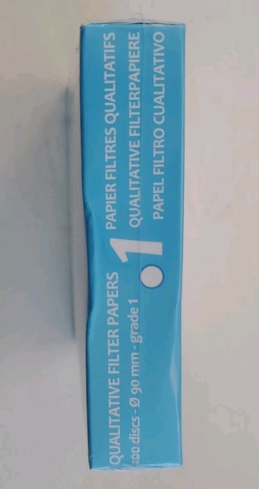 Zenpore Qualitative Filter Papers Grade 1, Medium Flow, 90mm, 100 Discs NEW
