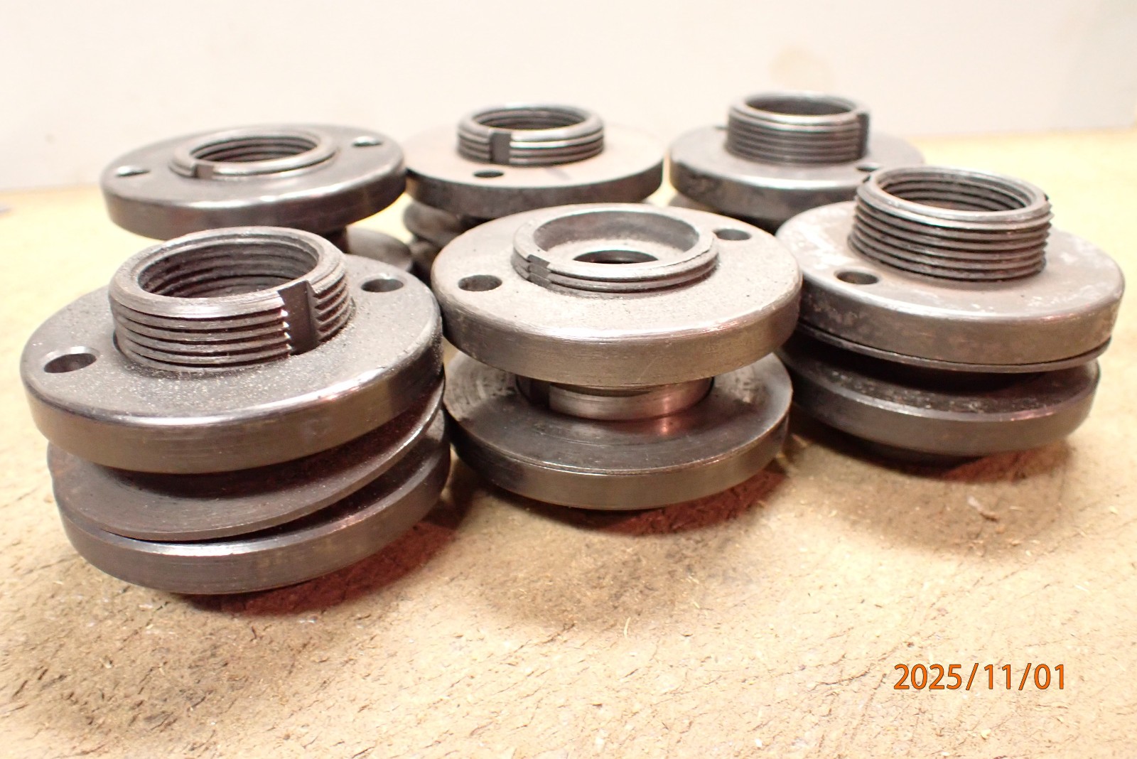 LOT M27; 6, L.H. SURFACE TOOL CUTTER GRINDING GRINDER WHEEL ARBORS