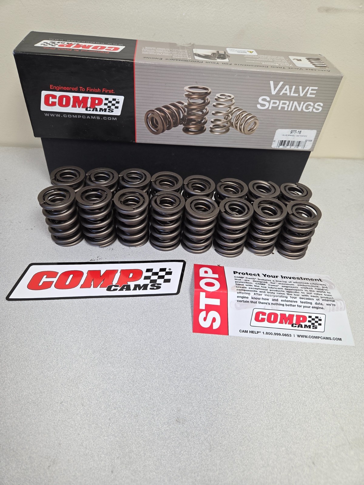 COMP Cams Valve Spring Set 977-16 Performance Dual 155 lbs at 1.850 in. NEW