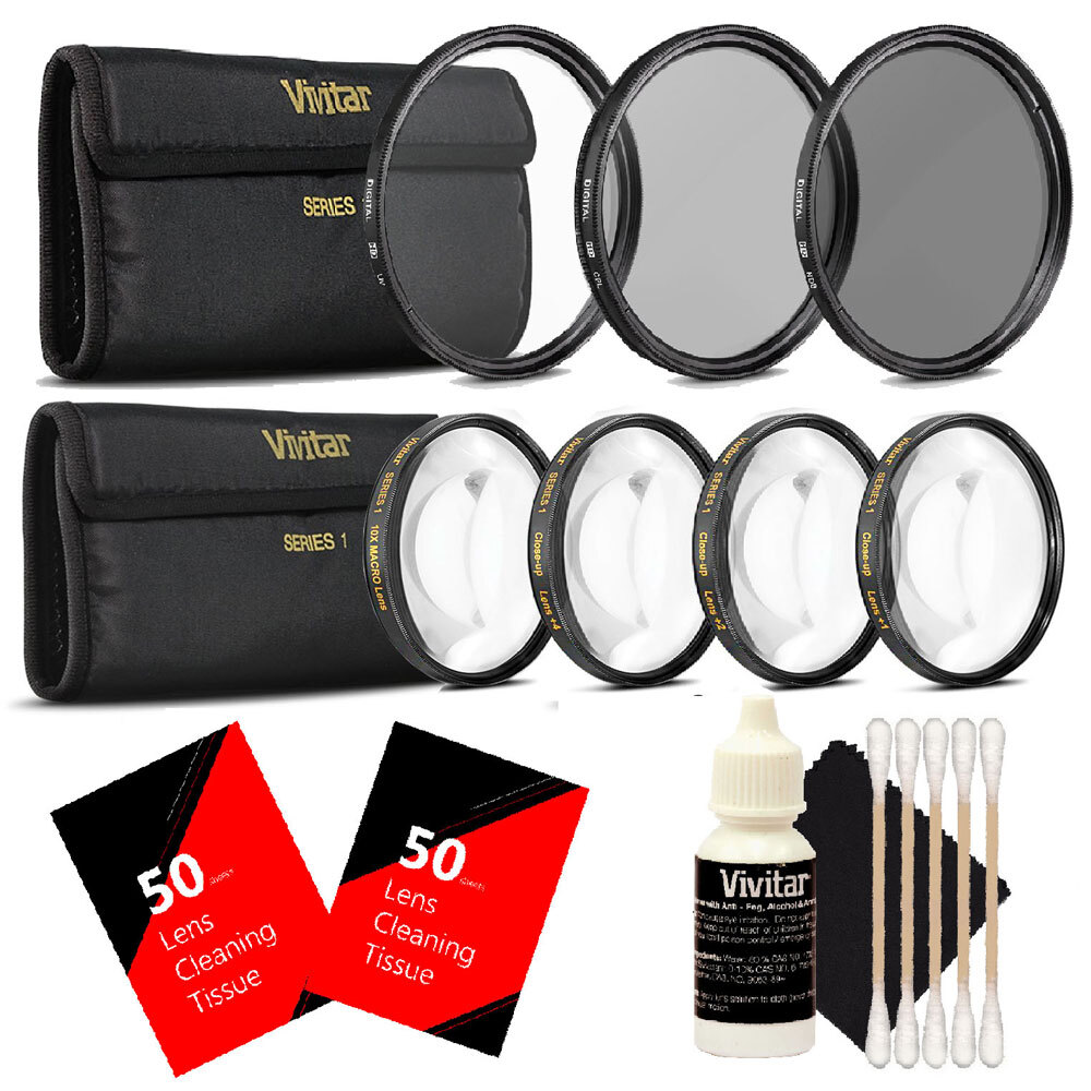 Vivitar 52mm Macro Close Up Kit with Deluxe Accessory Kit for All 52mm Lenses