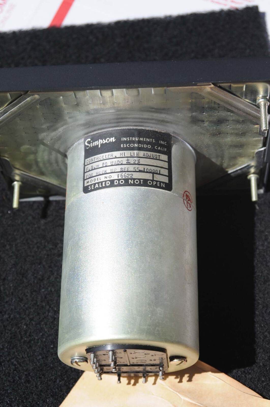 New Simpson Single Set Point Controller Model 3326TXA 10uAdc f.s. Ref4C