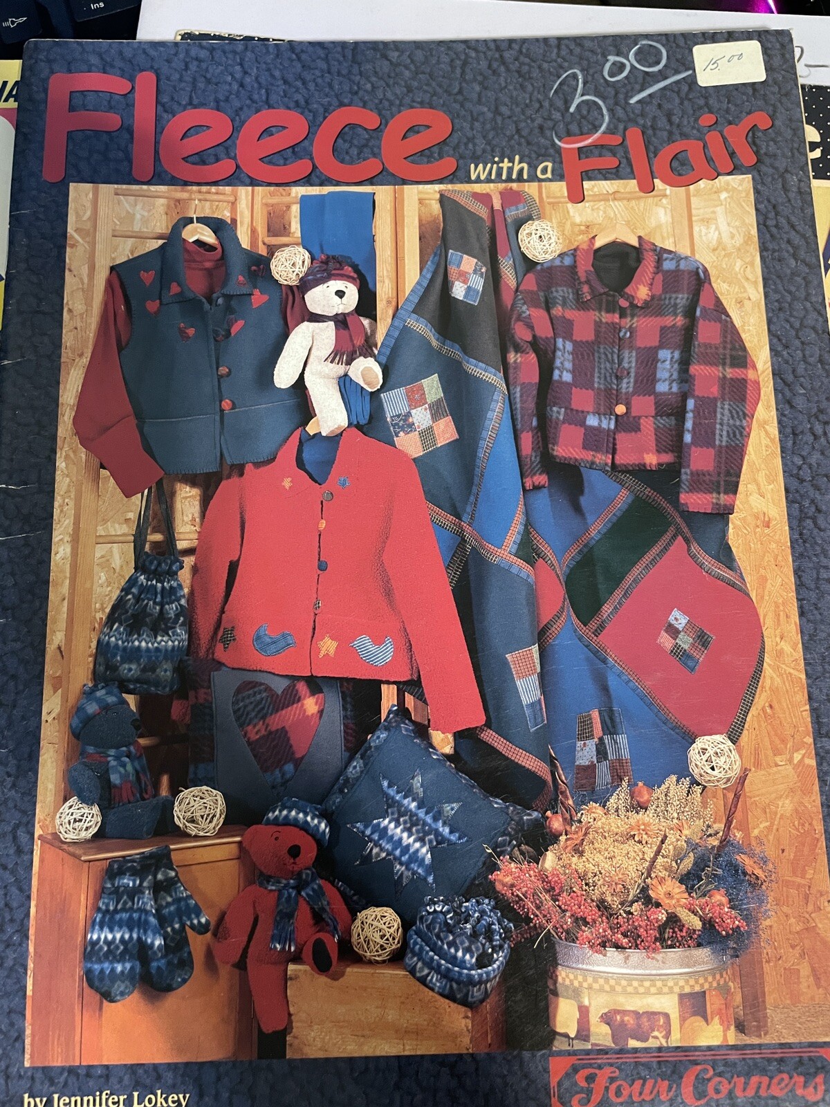 FLEECE WITH FLAIR PATTERN BOOKLET-FOUR CORNERS DESIGNS, INC.-1997
