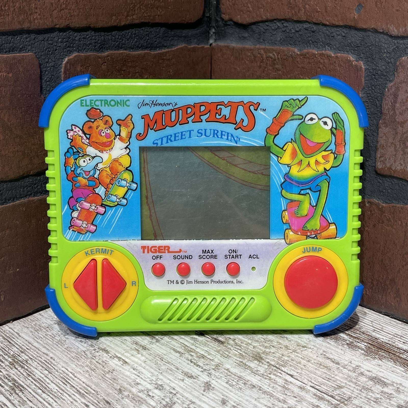 1990 Muppets Street Surfin' Surfing 🐸 ~Tiger Electronics Handheld FAST SHIP
