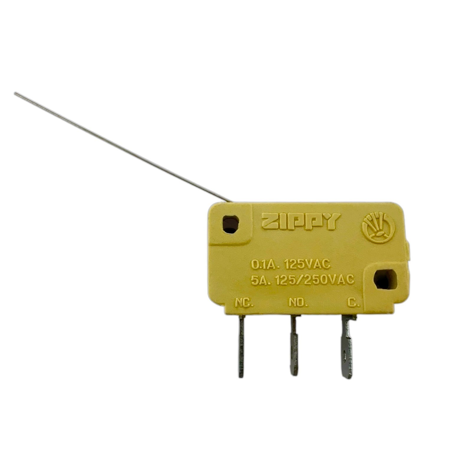 ZIPPY Wire Lever Hinge Coin Selector Arcade Yellow 3-Pin Micro Switch