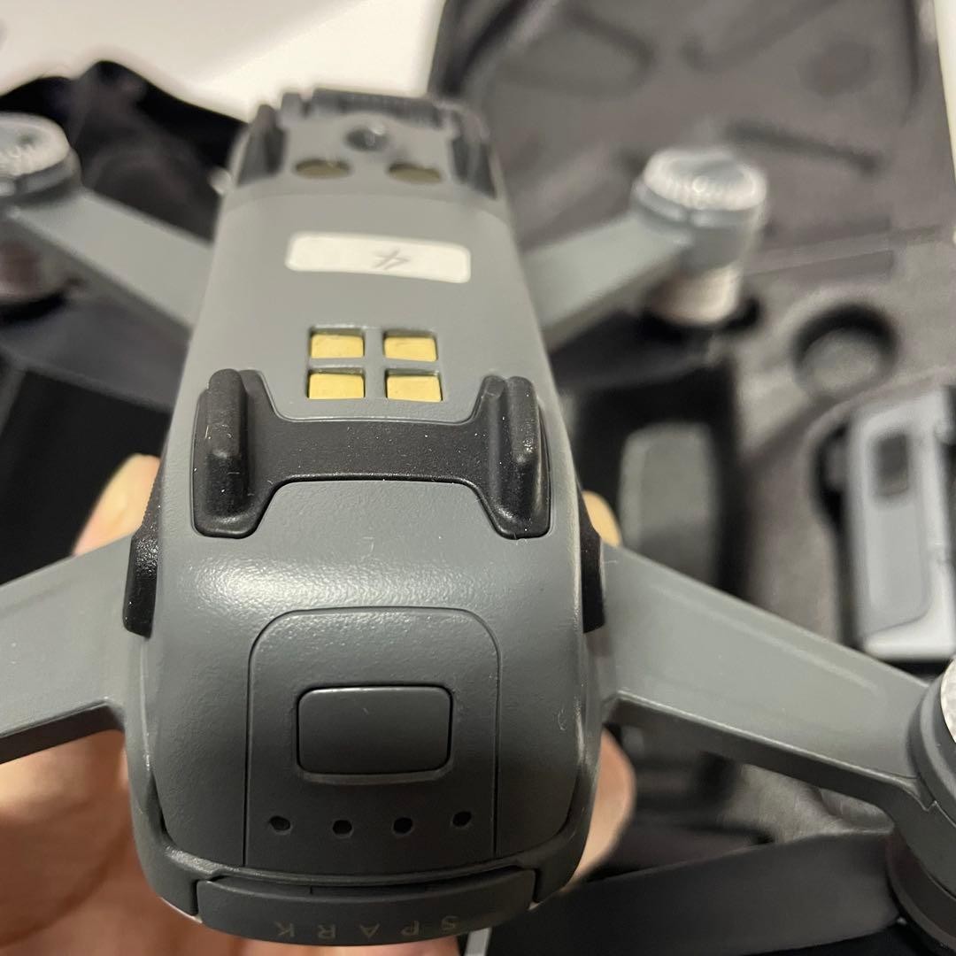 Dji Spark Fly More Combo Drone With Controller Battery Case Charger Used As-is