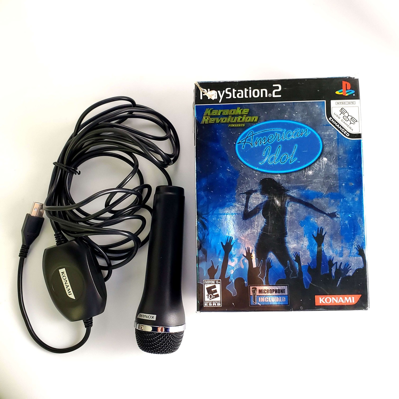 Box Only - Karaoke Revolution American Idol W/ Microphone - Playstation 2 PS2