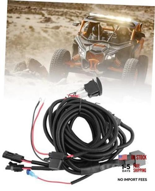 Fan Override Wiring Harness Kit for Polaris RZR Ranger Can-Am - Manually