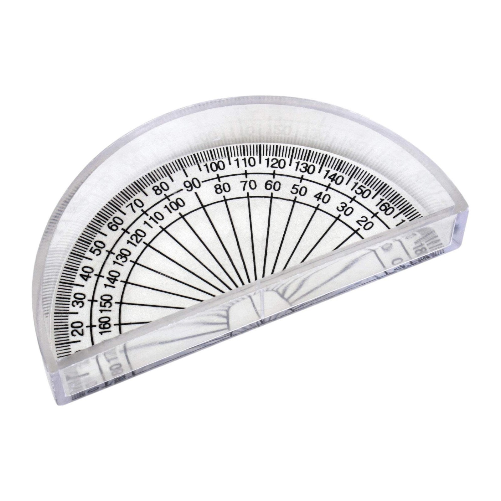 Refraction Tank, Semi-Circular, Graduated, 38 mm Diameter