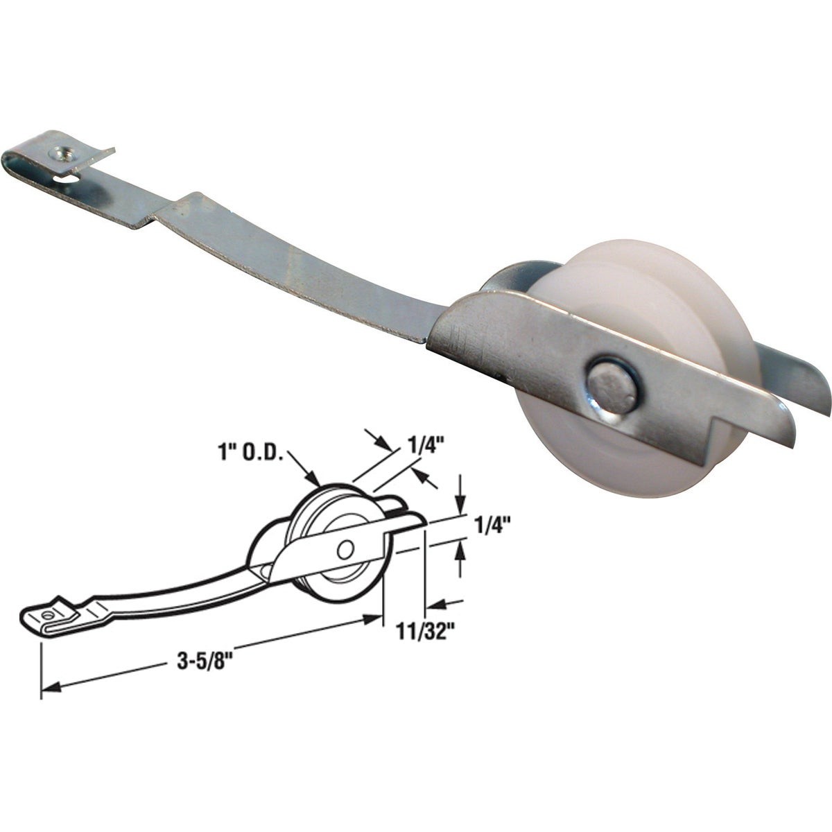 Prime-Line Straight Screen Door Tension Spring with Roller B 649 PRIME-LINE B