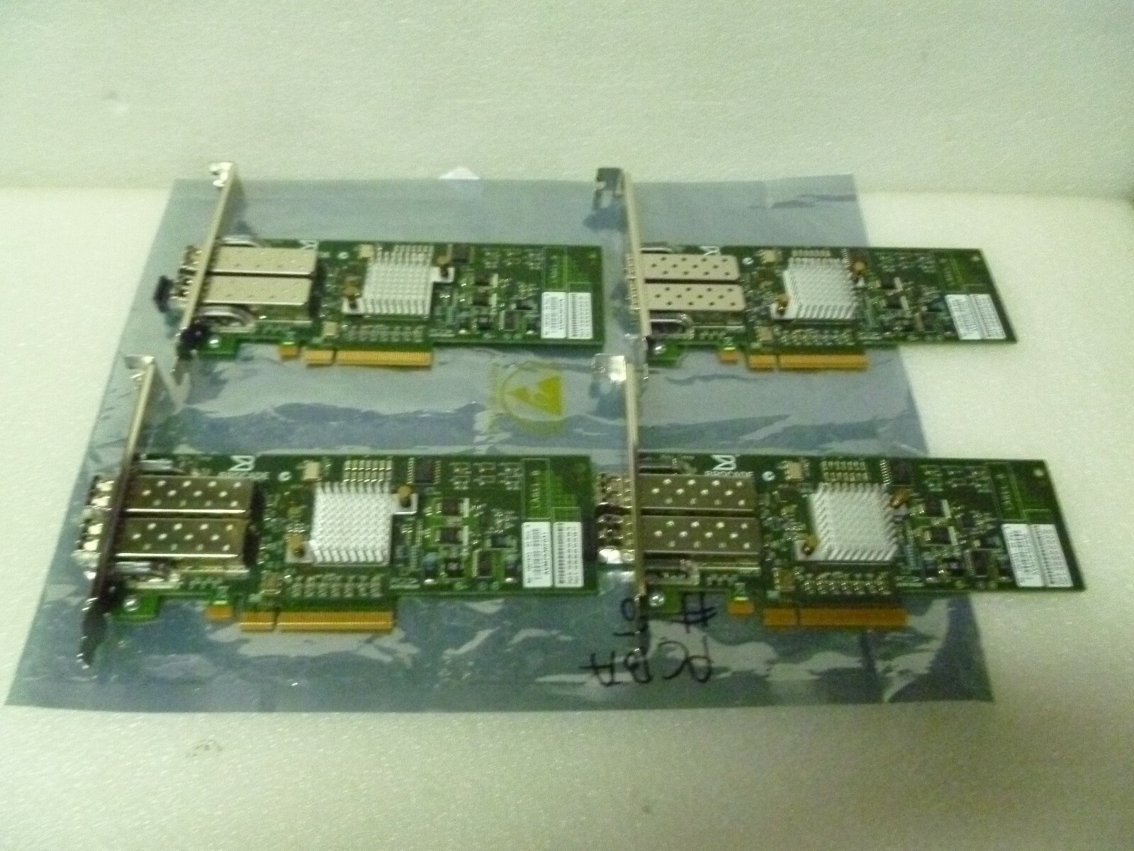 LOT OF 4 Brocade 825 2-Port 8GB Fibre Channel PCI-E 2.0 Adapter 80-1001643-02
