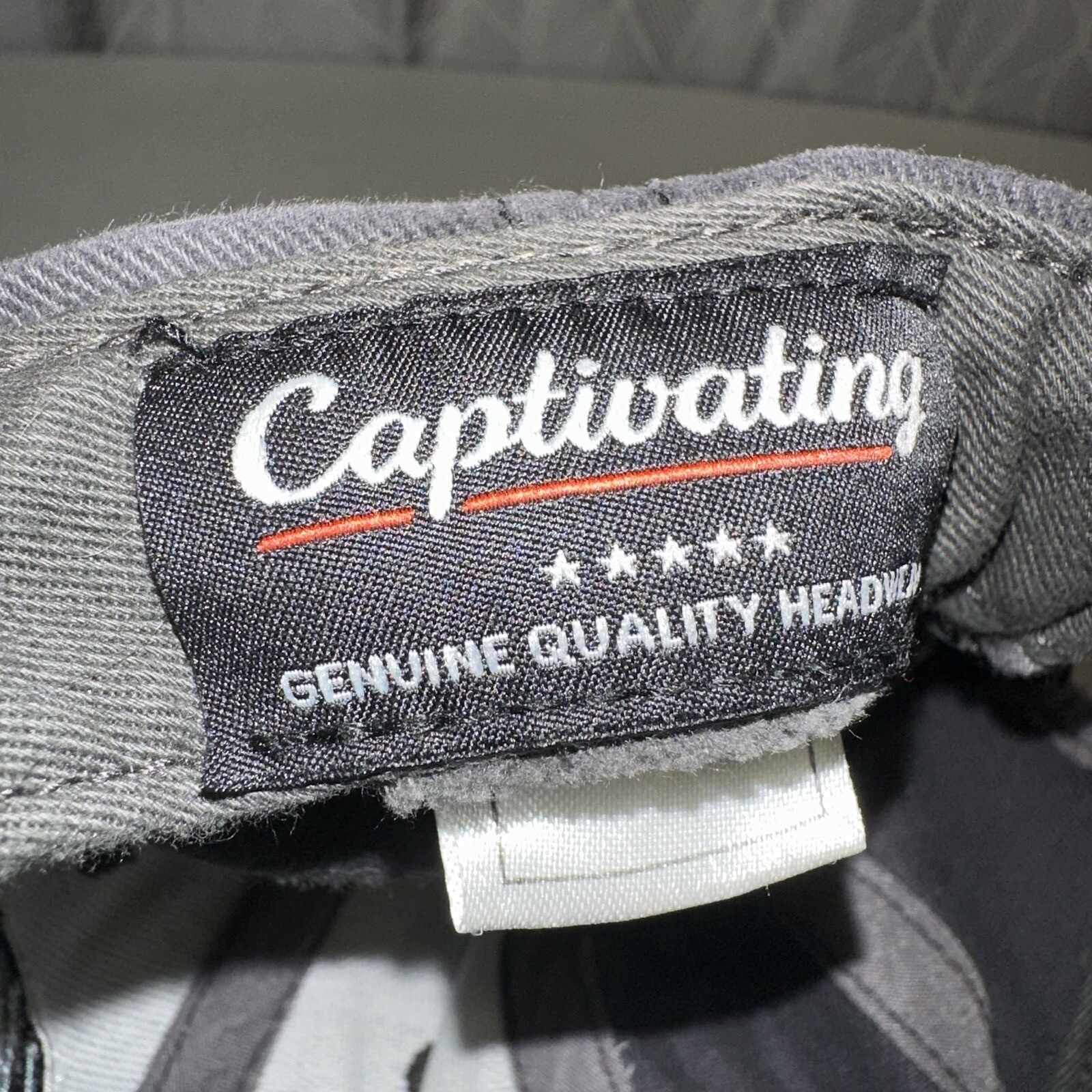 Hornets Gray Hat Cap Embroidered Hornet on Front Cotton