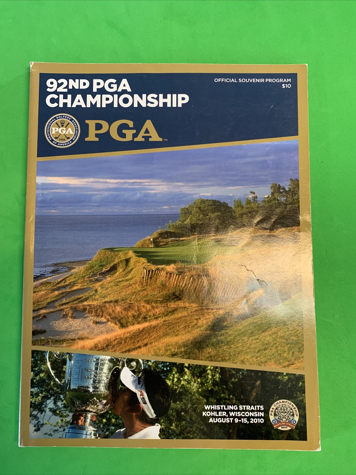 EXCCELLENT! 2010 92nd PGA Championship Program Whistling Straits Martin Kaymer