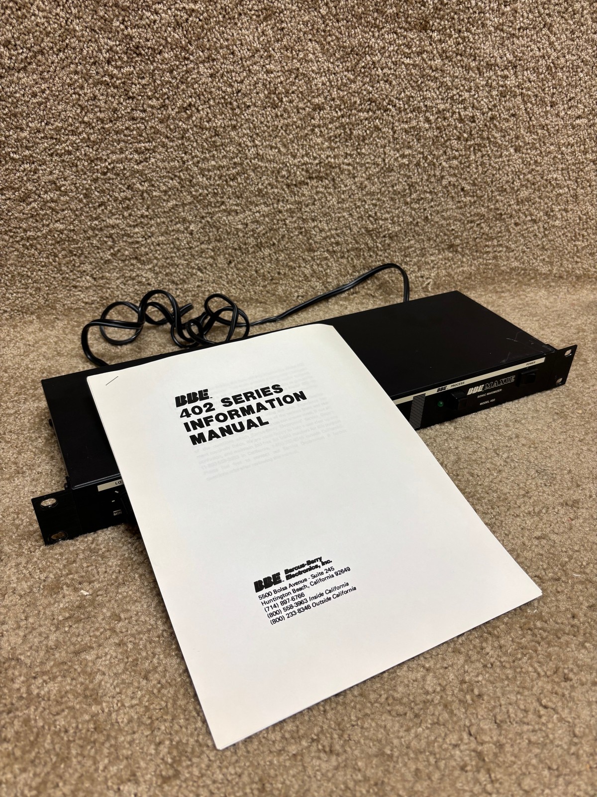 BBE Maxie Sonic Maximizer 402