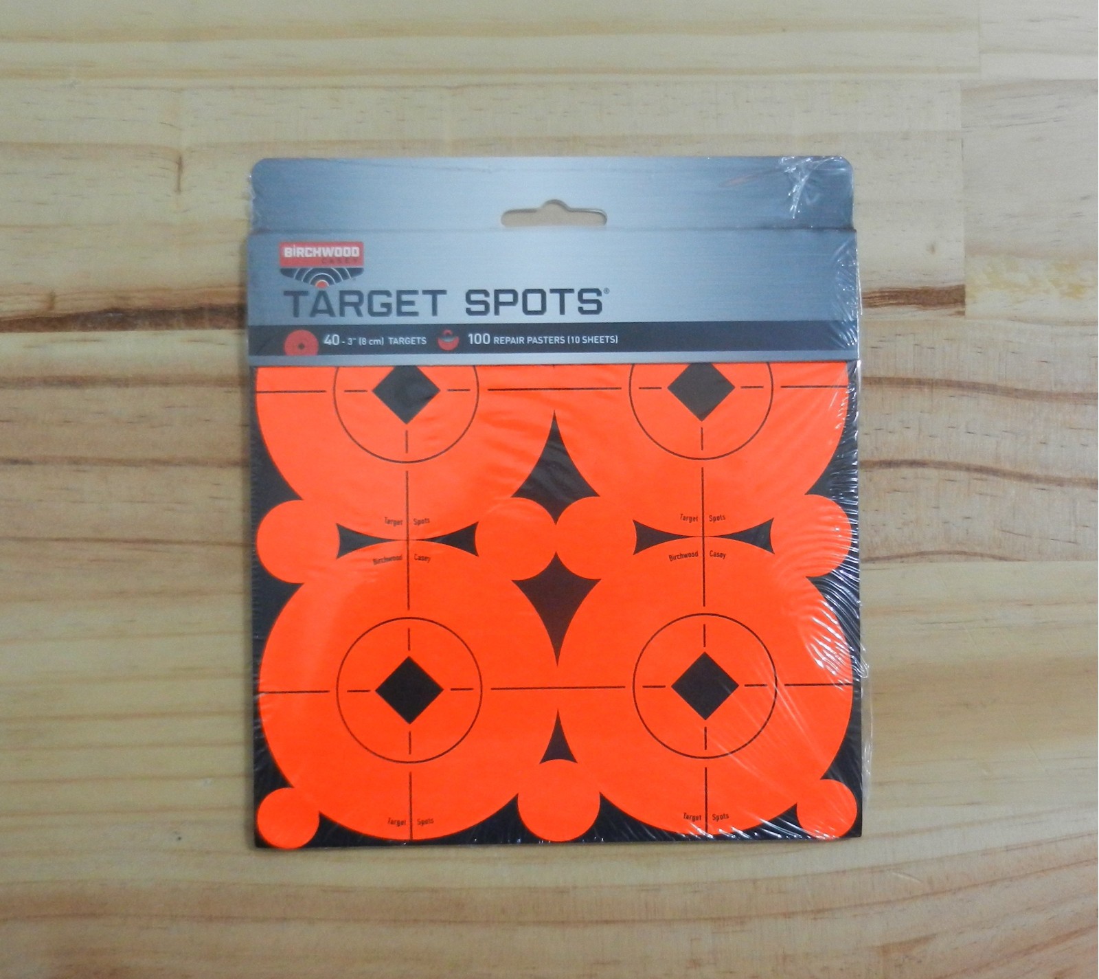 Birchwood Casey; Orange Target Spots/Self Adhesive; 3" Spots; 40 Pack; 33903