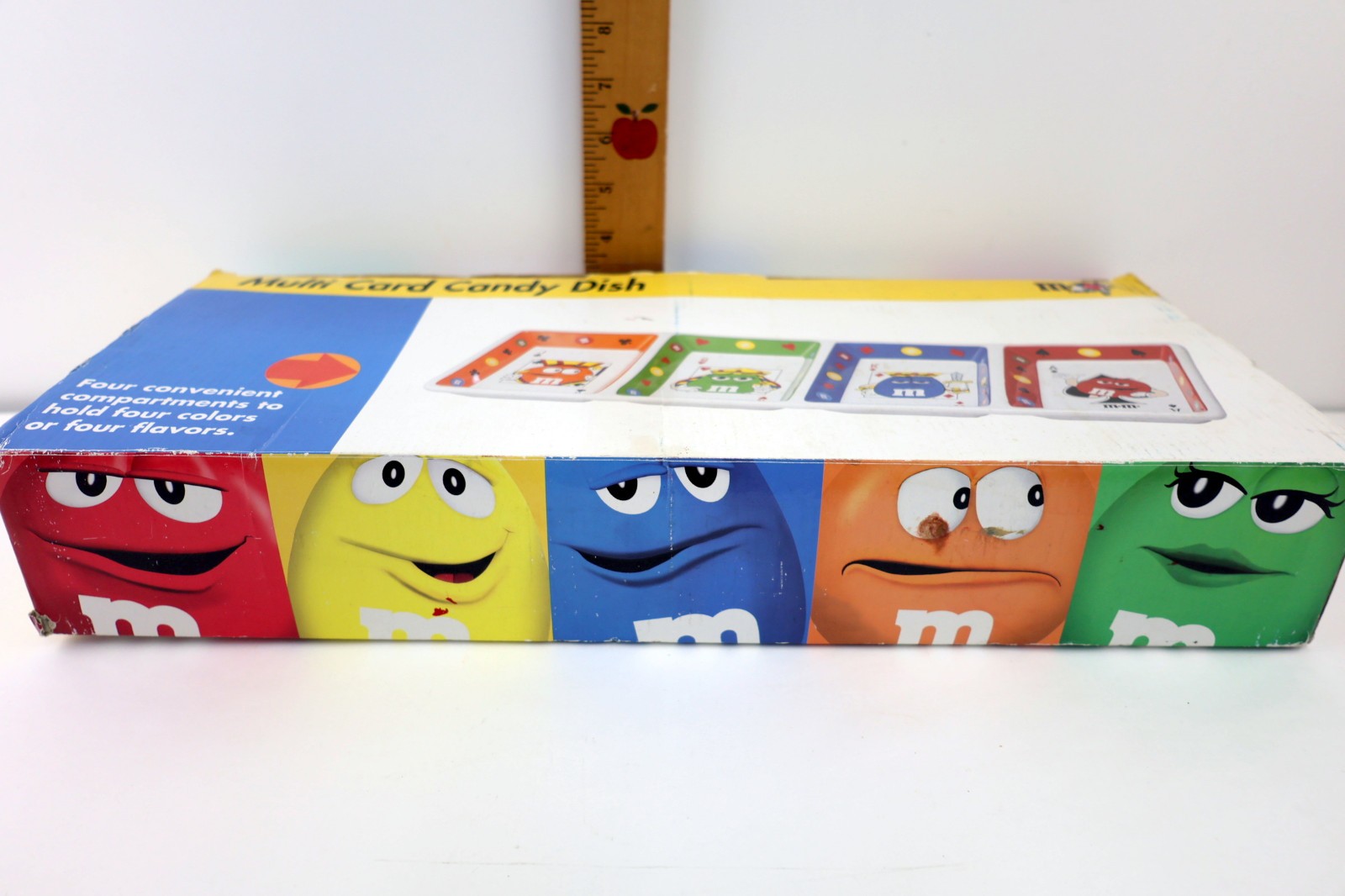 M&M’s World Las Vegas Multi Card Candy Dish with Four Compartments