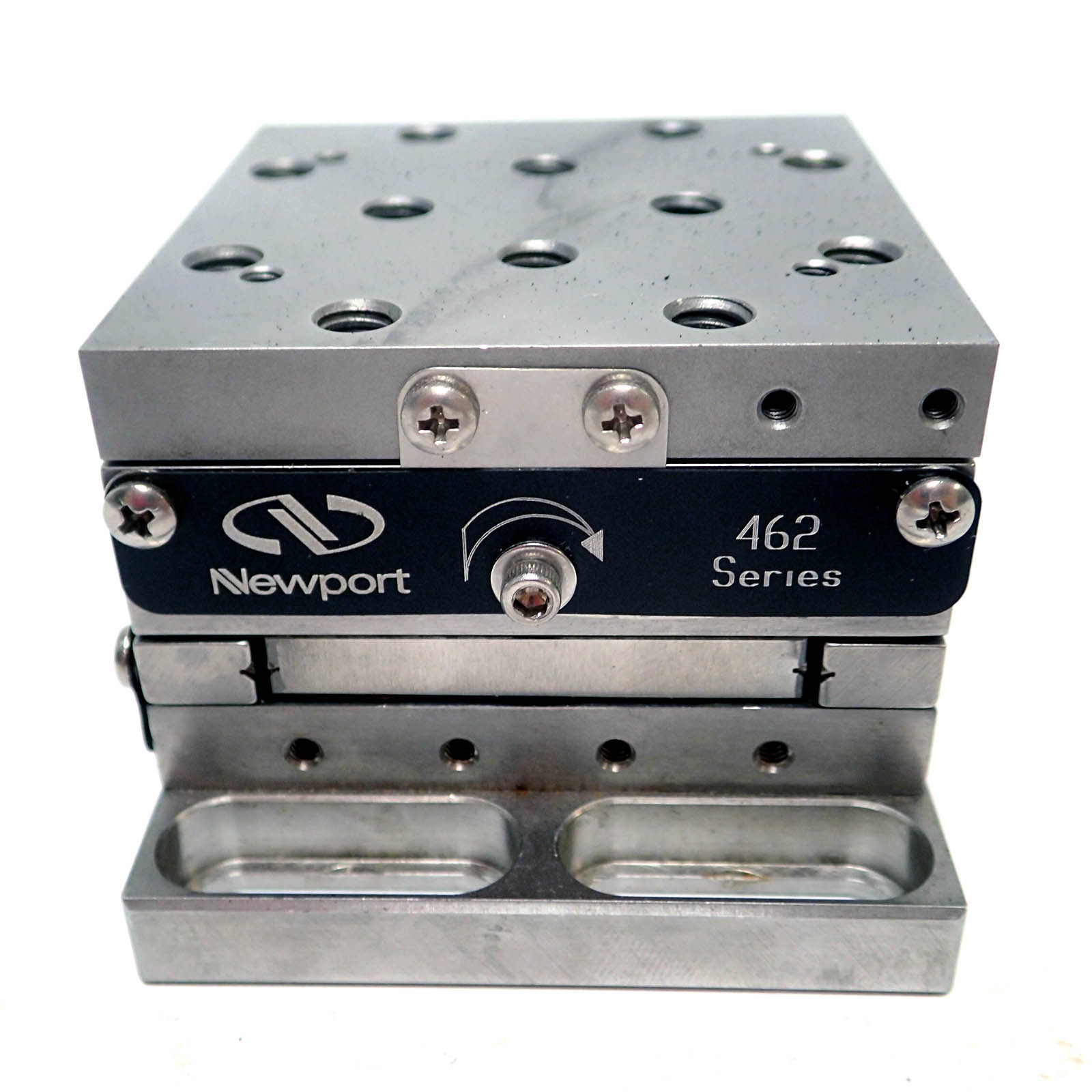 NEWPORT 462 PRECISION LINEAR X-Y STAGE 2.5 x 2.5" MECHANICAL LASER2 OPTO #2
