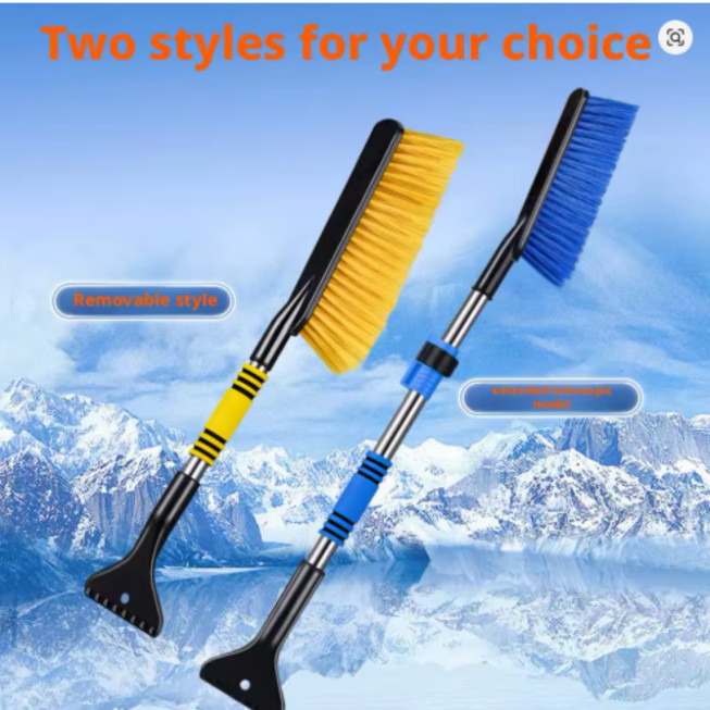 Extendable Car Snow Brush & Ice Scraper Telescopic Windshield Snow Shovel Tool