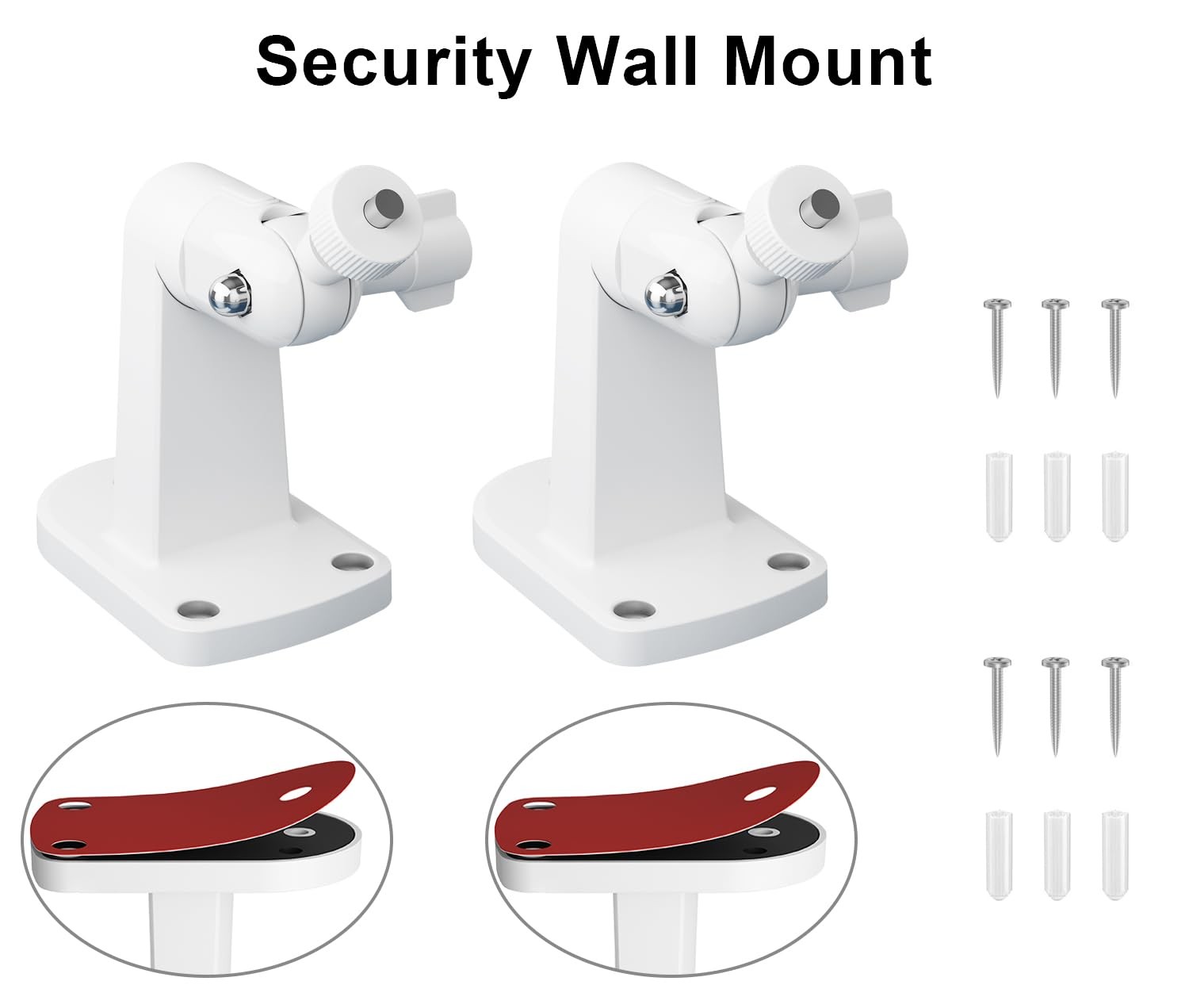 2Pack Adjustable Wall Mount for Arlo Essential 2K Indoor/Outdoor(2nd Generation)