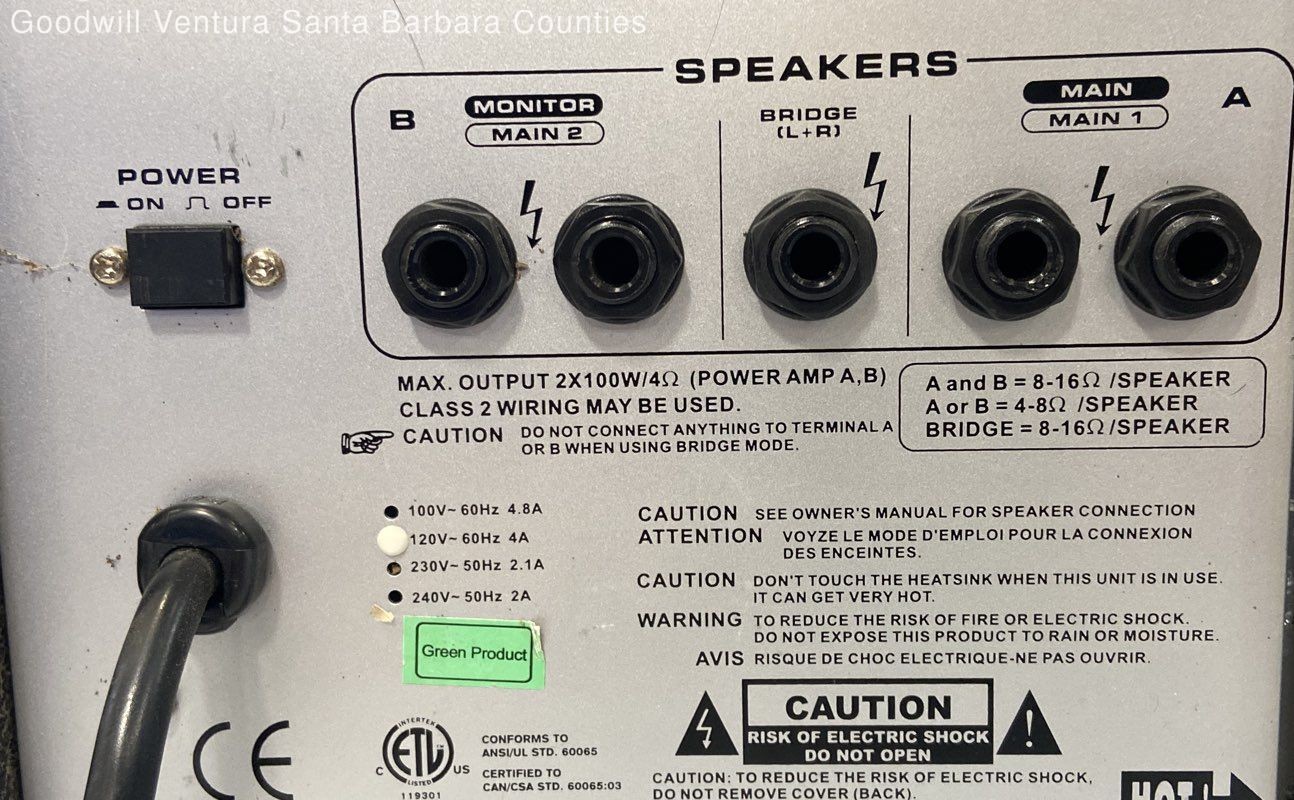Phonic620 Powerpod Plus 2x 100 w Powerd Mixer