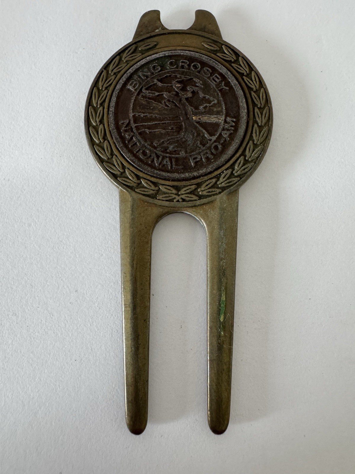 Vintage Bing Crosby National Pro-AM Golf Divot Tool Pebble Beach