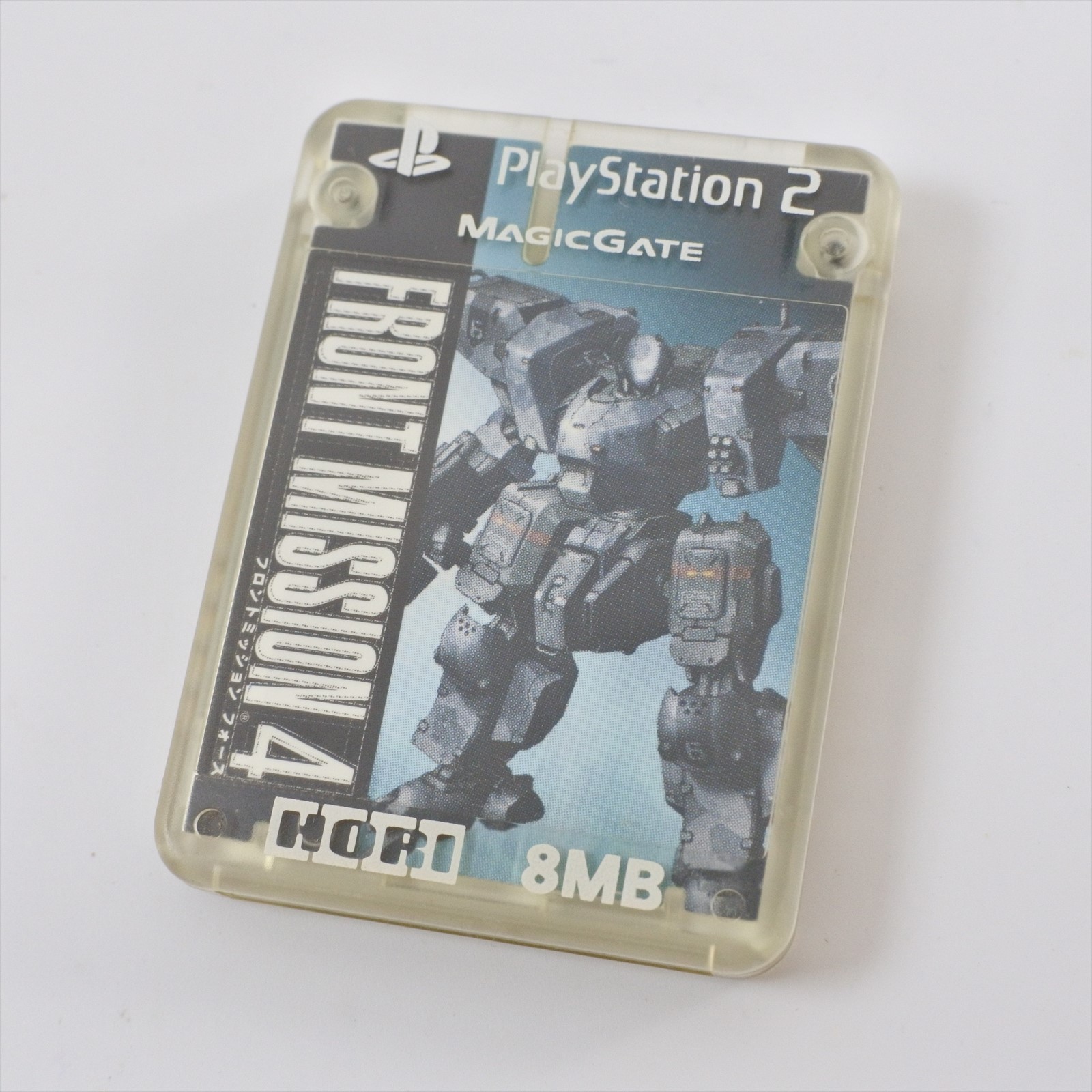 PS2 HORI Memory Card 8MB FRONT MISSION 4 Playstation 2 Made in Japan 0471