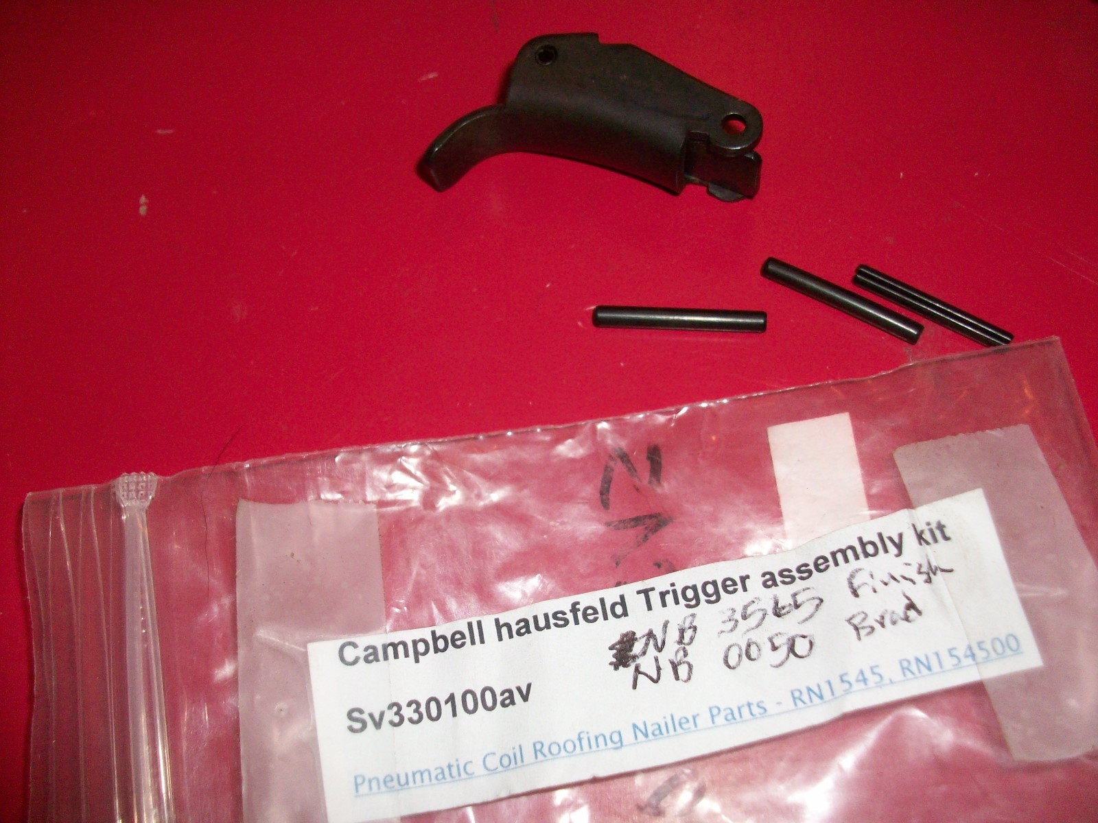 SV330100AV trigger assembly kit for Campbell Hausfeld RN154500  NB0050  NB3565