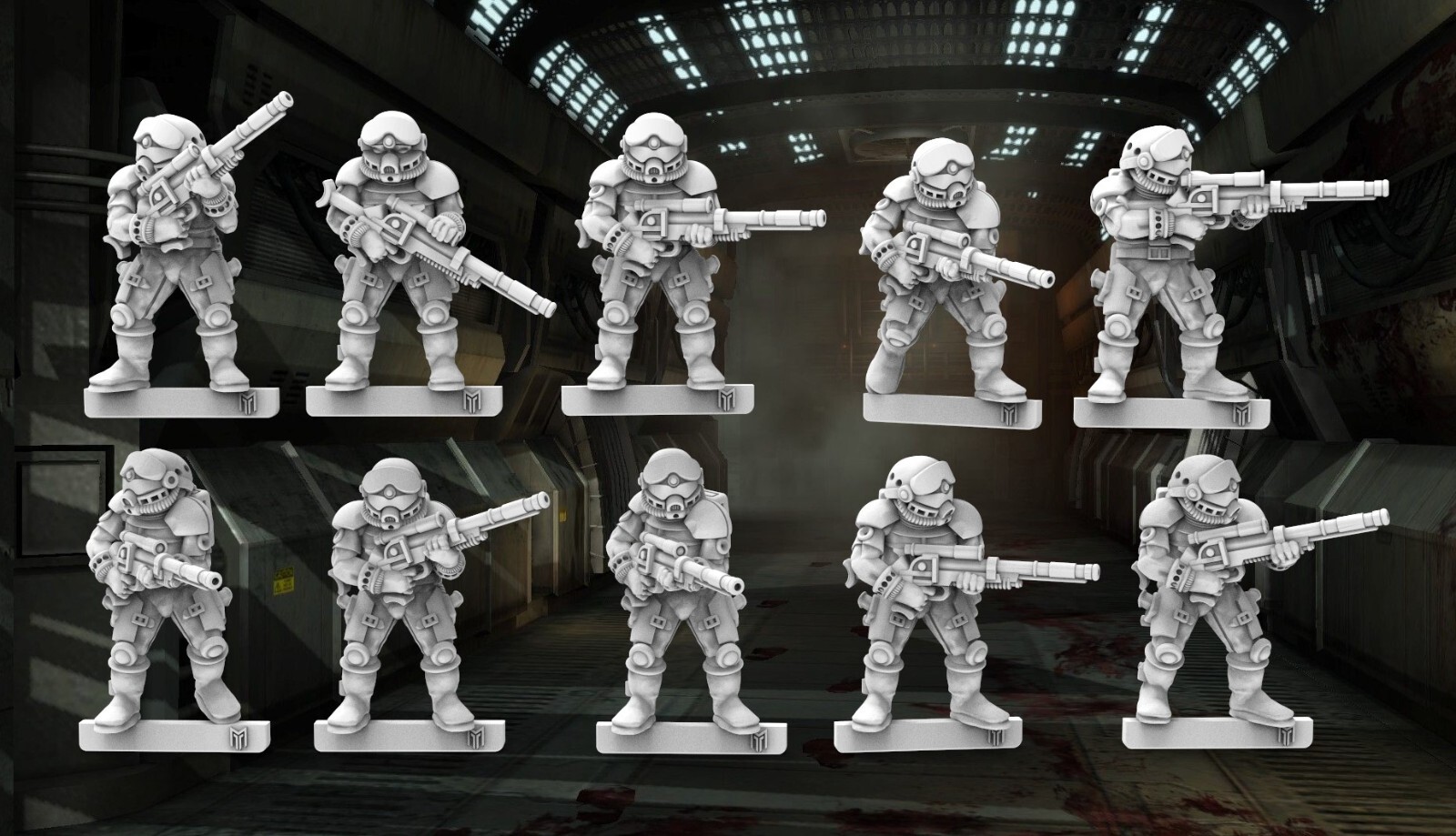 Spacefaring Soldiers X10 28mm Rogue Trooper Stargrave Starfinder Planet28
