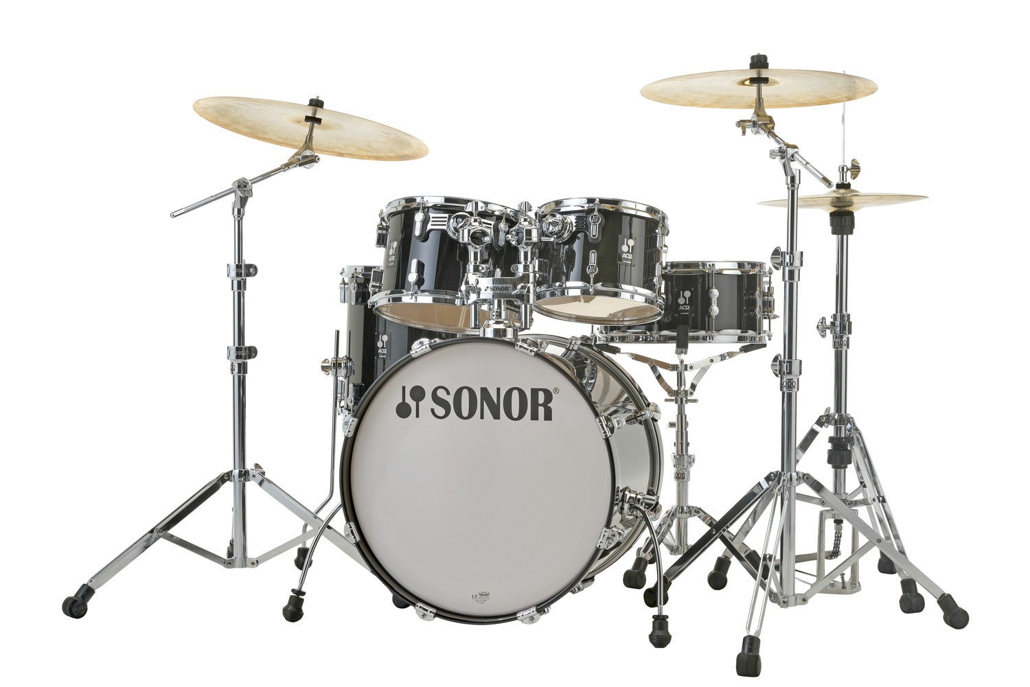 SONOR AQ2 MAPLE STUDIO SET-Transparent Black