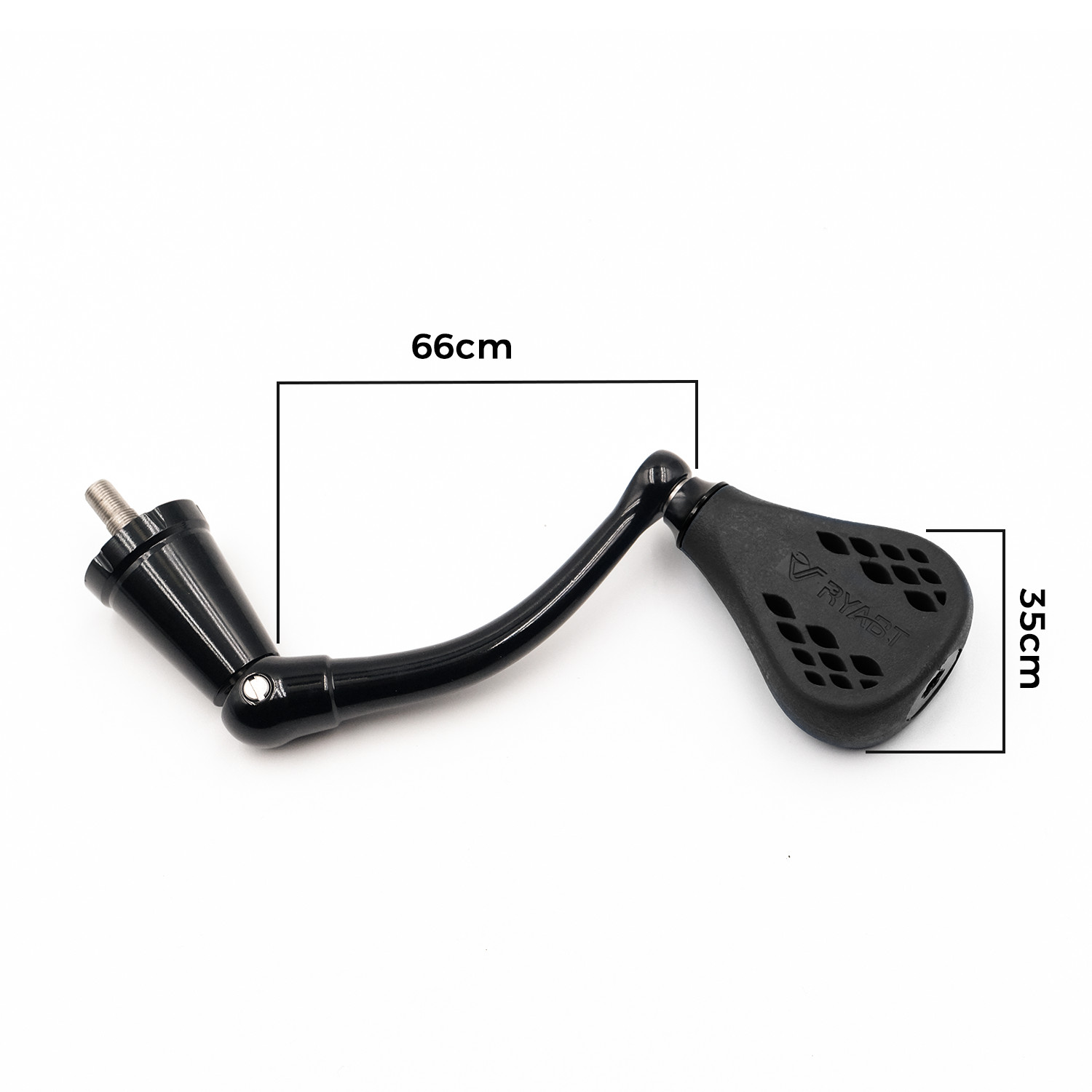 66mm Power Handle for Penn Spinfisher VI VII Slammer III With TPE35 Black Knob