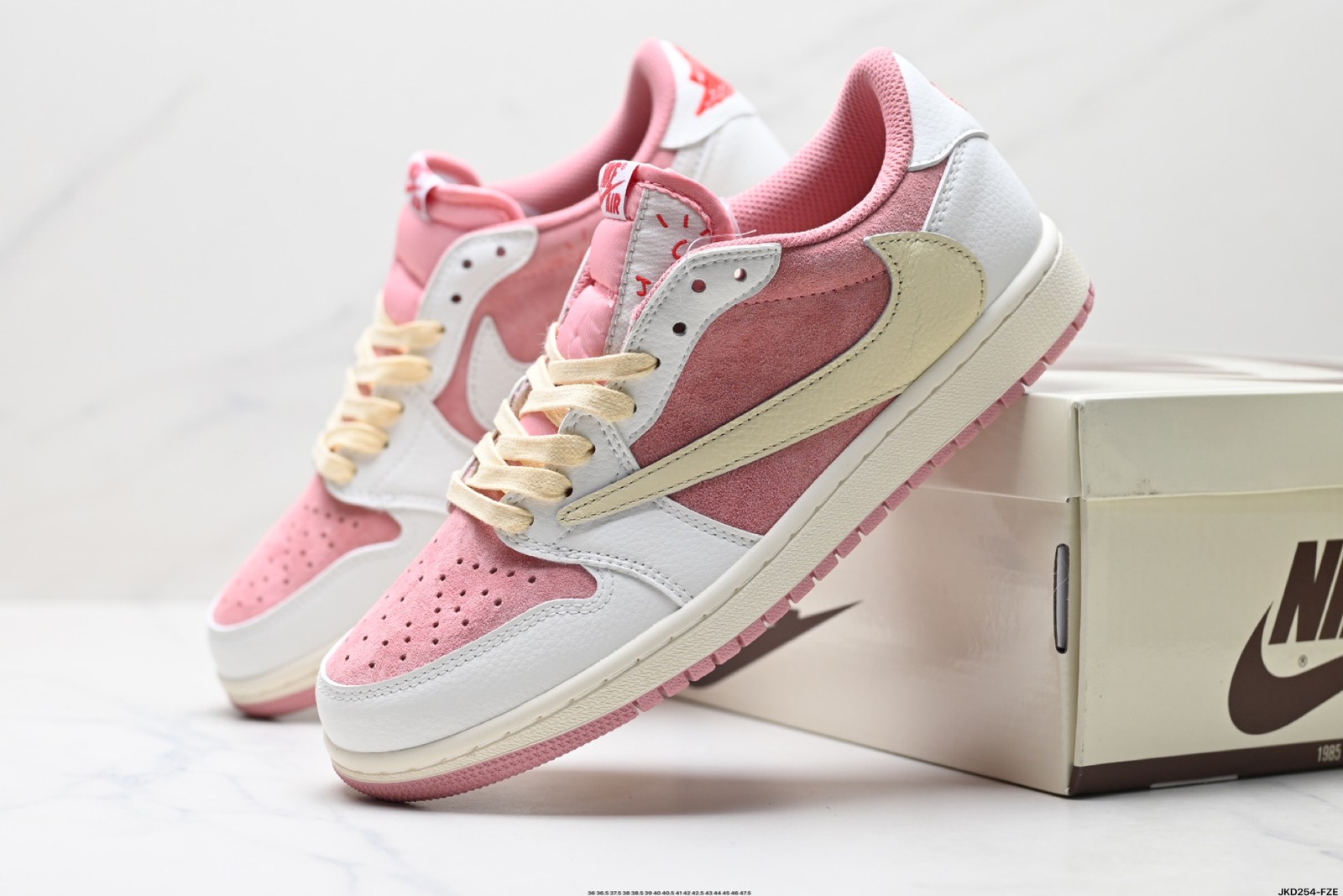 New Travis Scott AJ1 Low OG Pink Shy DM7866-600