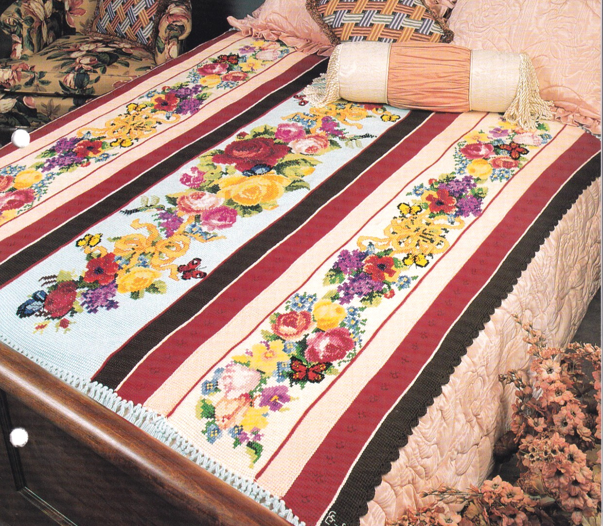 Crochet Afghan Pattern SUMMER SYMPHONY Instructions Annie's