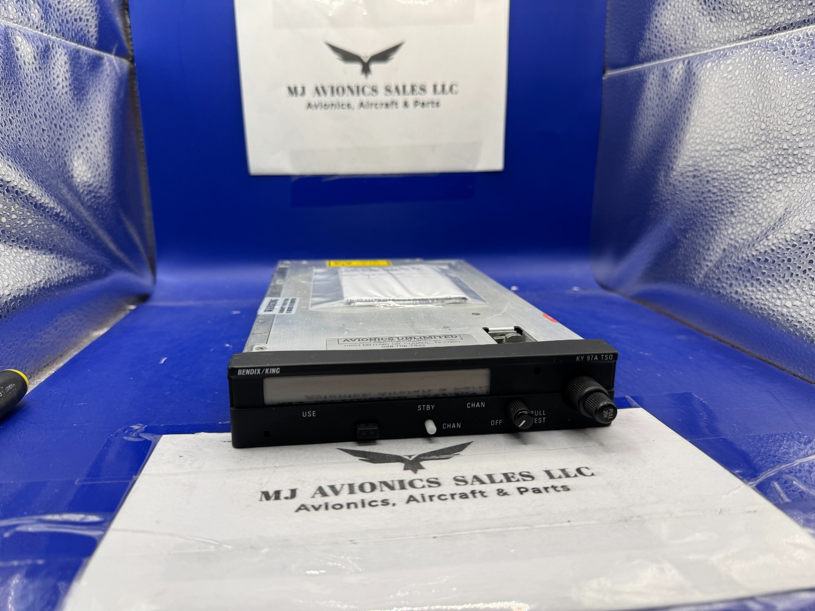 BENDIX/KING KY 97A 14 VDC P/N 064-1051-70 WITH  FAA FORM 8130-3