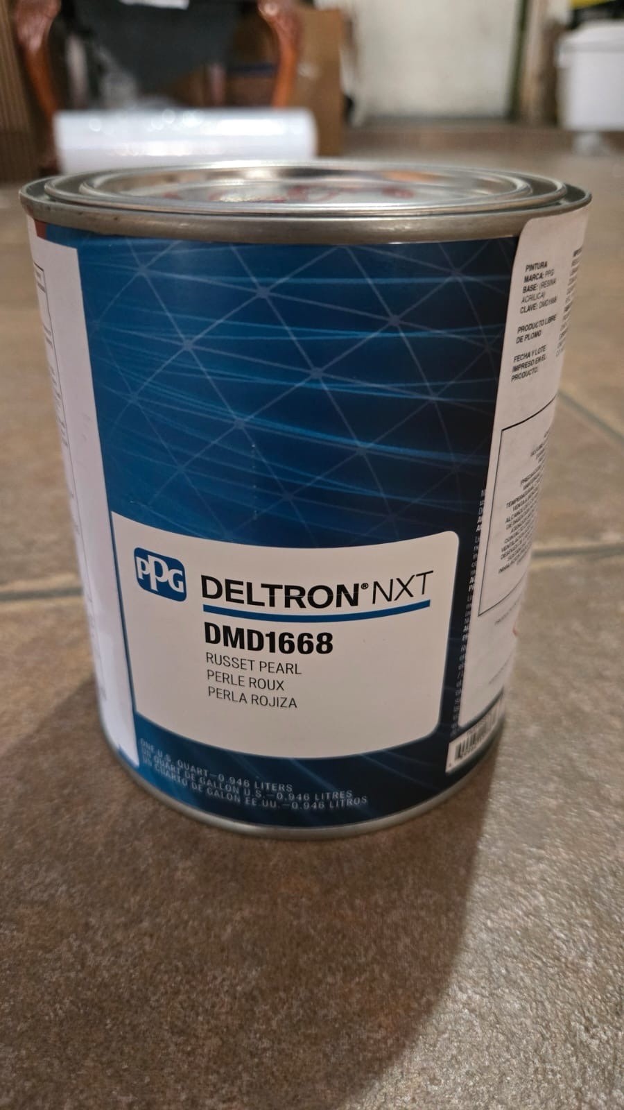 DMD1668 Russet Pearl PPG Replaces PRL96 Deltron 1 Quart Paint Free Shipping!