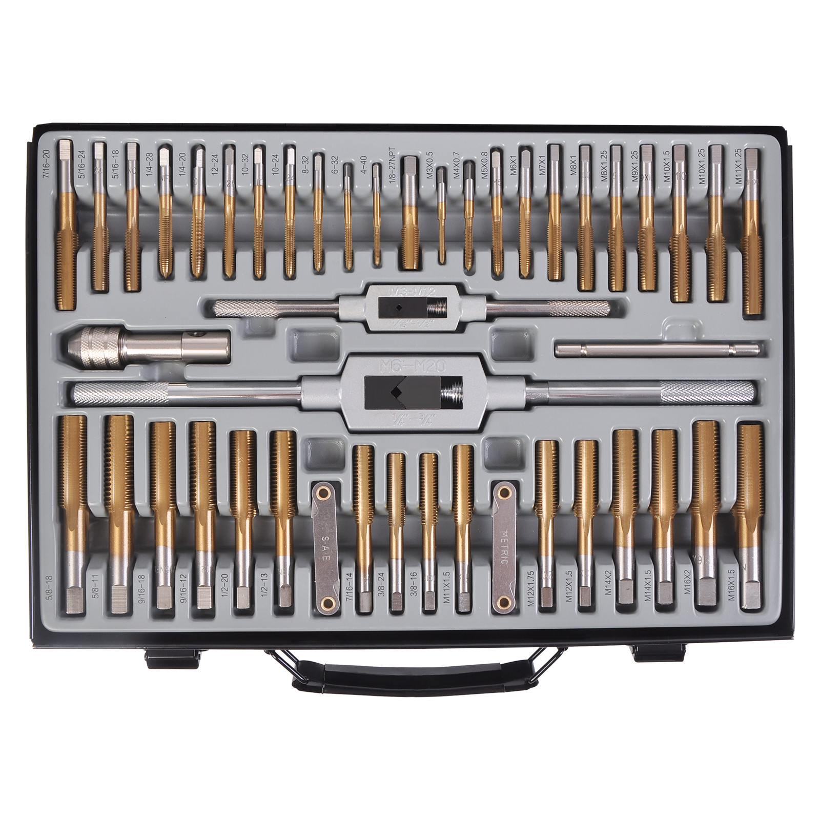 Universal Fasteners and Fastener Holes Threading Repair Tool Metric and SAE Size