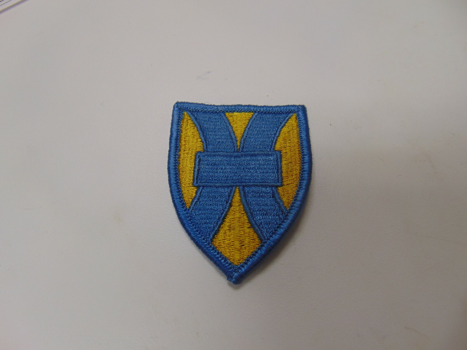 MILITARY SHOULDER PATCH COLORED SEW ON 21ST SUPPORT COMMAND