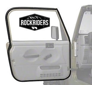1976-1995 Wrangler YJ and CJ7 Replacement Full Door Seal Kit Driver & Passenger
