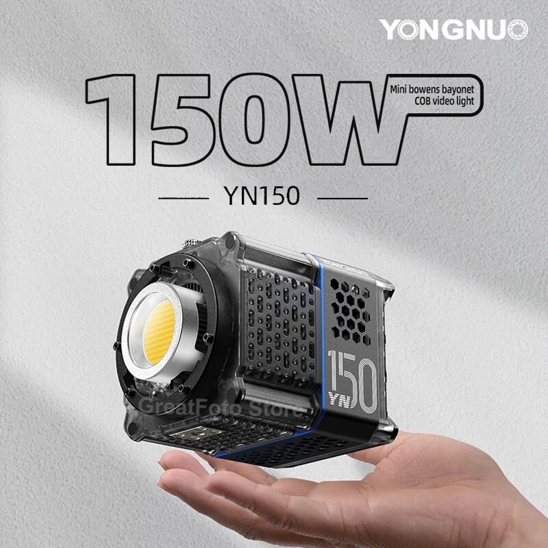YONGNUO YN150S 150W Mini Pocket Led Video Light 2700K-6500K Bi-Color Photo Light